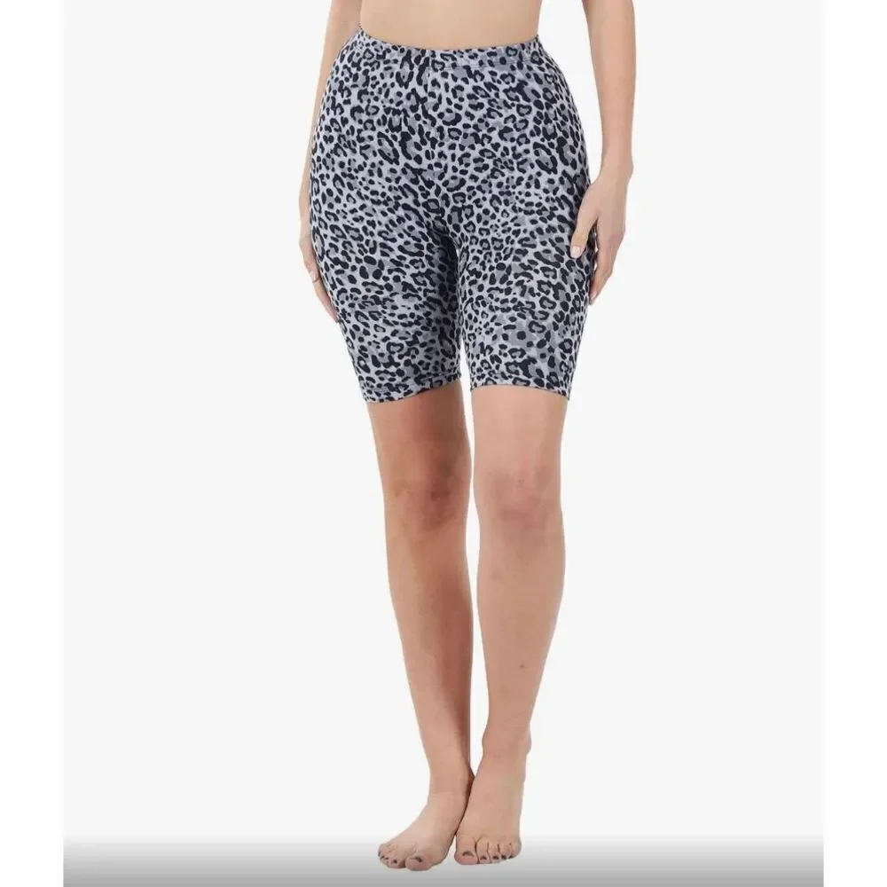 Cheetah Print Biker Shorts